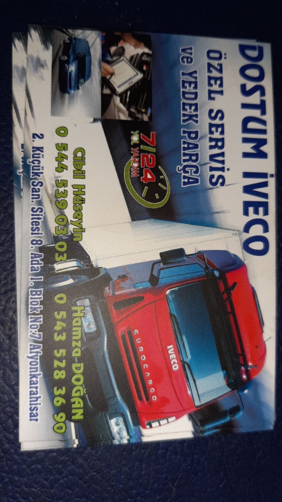 afyonkarahisarda iveco yedek parça